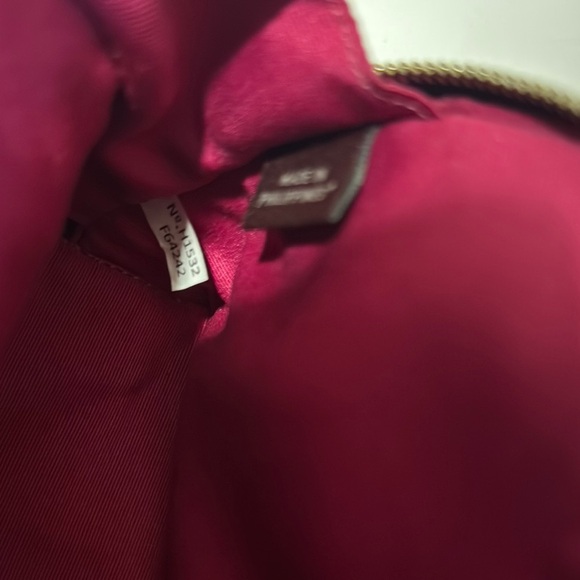 NWOT Coach Oselet Fuchsia and Black Leopard Cosmetic Pouch - Picture 8 of 11